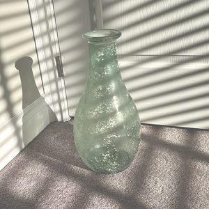 Turquoise vase for home decor